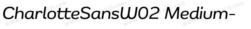 CharlotteSansW02 Medium字体转换